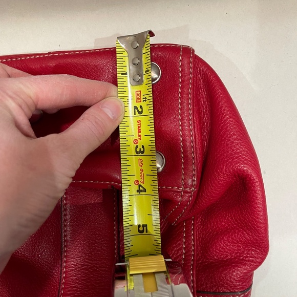B Makowsky Red shoulder/arm bag - Picture 12 of 13